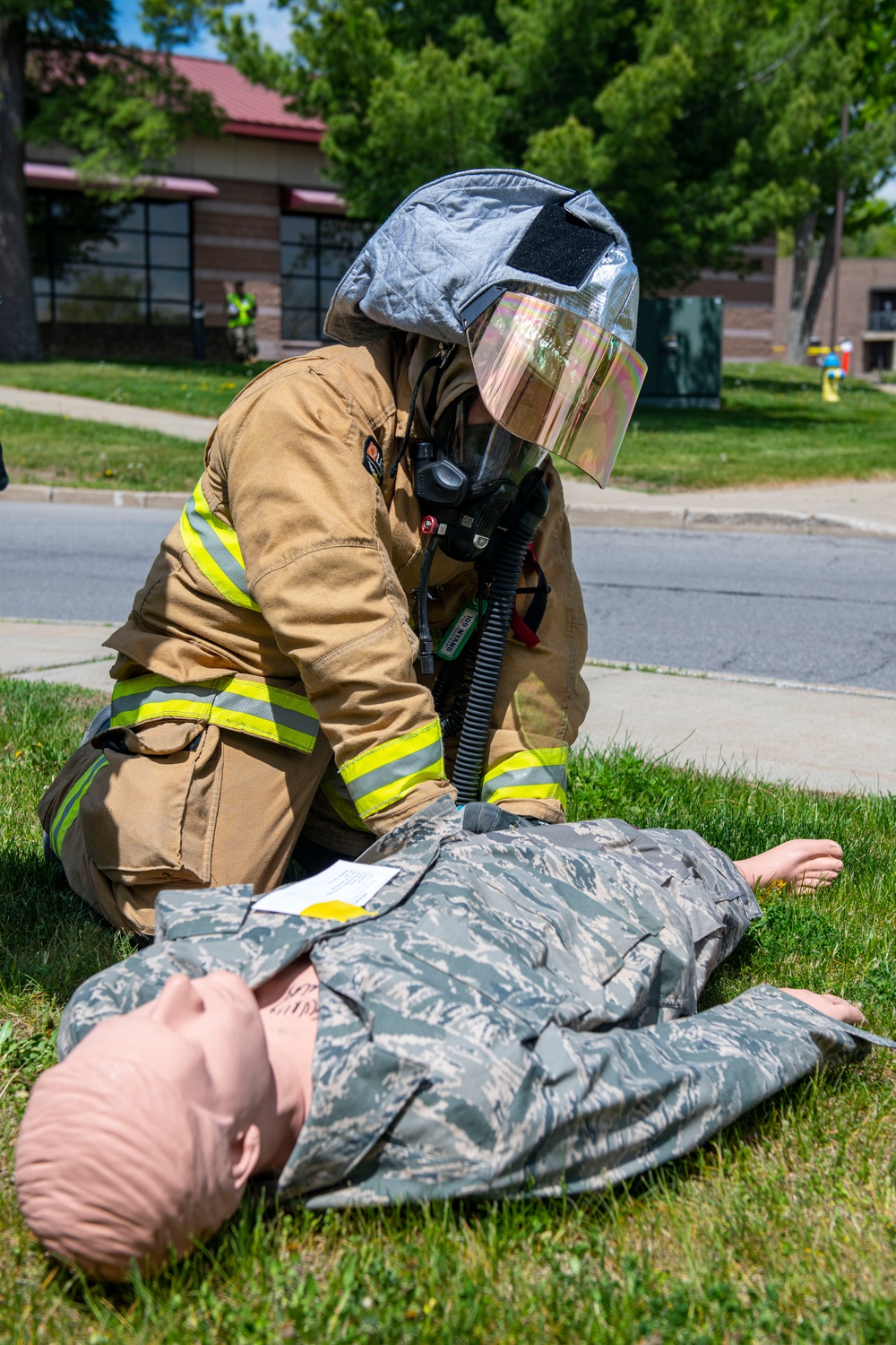 109th firefighters showcase mass casualty response skills