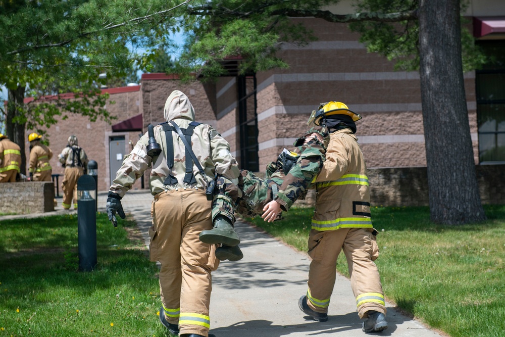 109th firefighters showcase mass casualty response skills