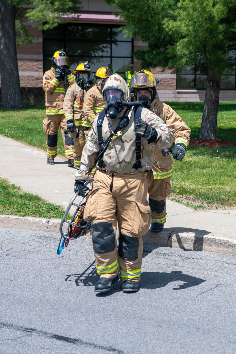 109th firefighters showcase mass casualty response skills