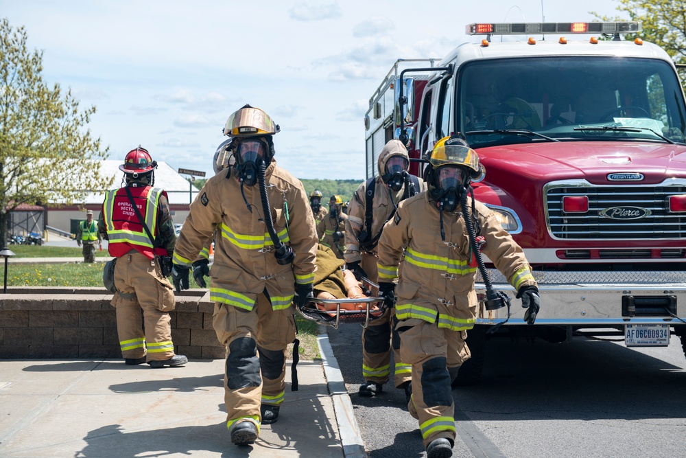 109th firefighters showcase mass casualty response skills