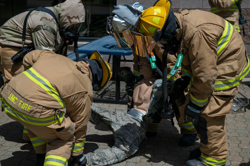 109th firefighters showcase mass casualty response skills