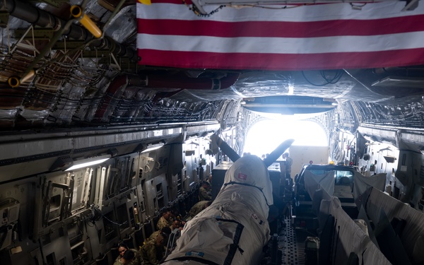 US Air National Guard Troops deploy to the Philippines