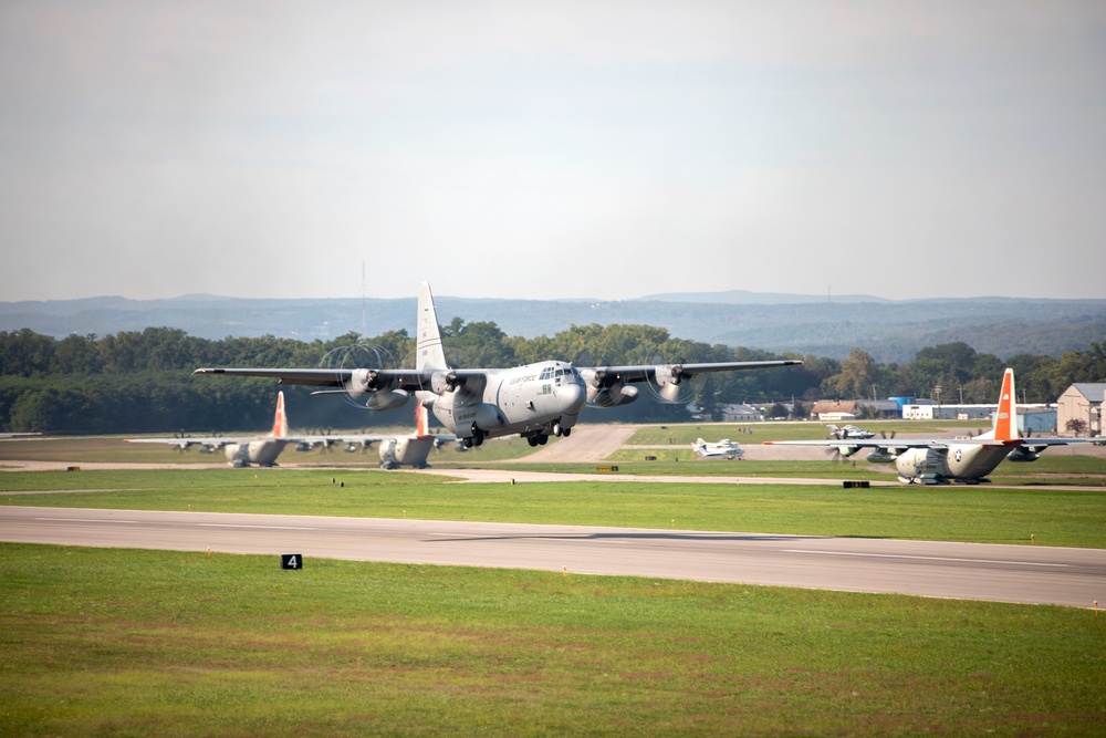 109th Airlift Wing conducts its first ever Elephant Walk