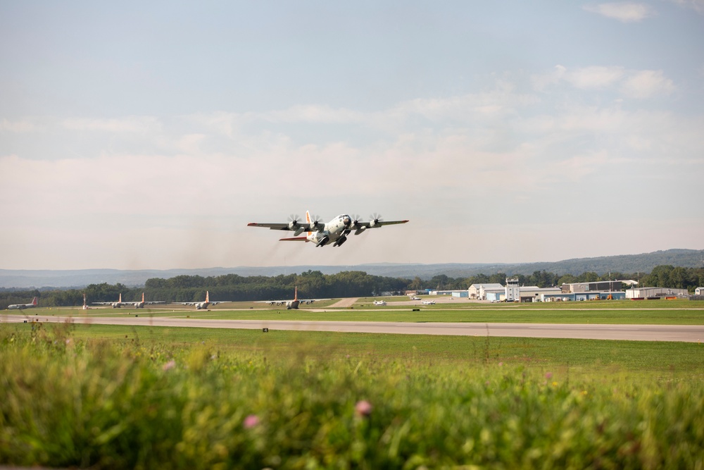 109th Airlift Wing conducts its first ever Elephant Walk