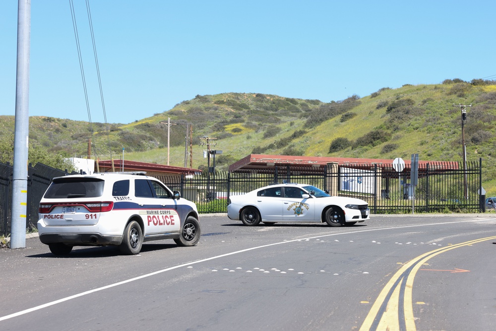 Vehicle attempts unauthorized access at Cristianitos Gate