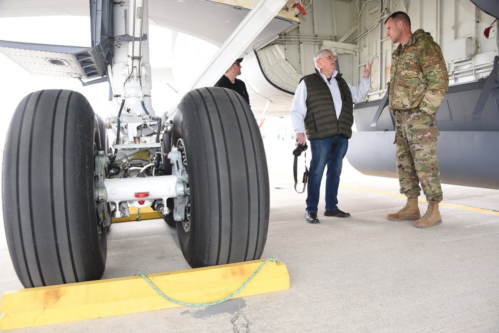 Air Force vet tours his old KC-135