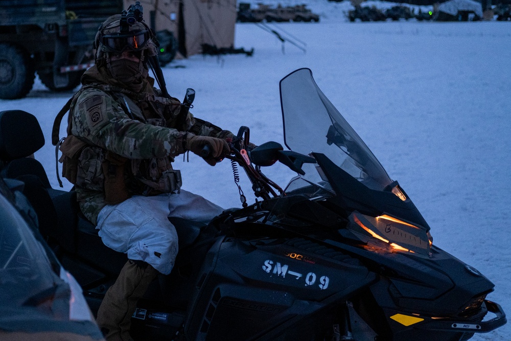 11th Airborne Division Soldiers Prepare for Air Assault during Joint Pacific Multinational Readiness Center-Alaska 23-02