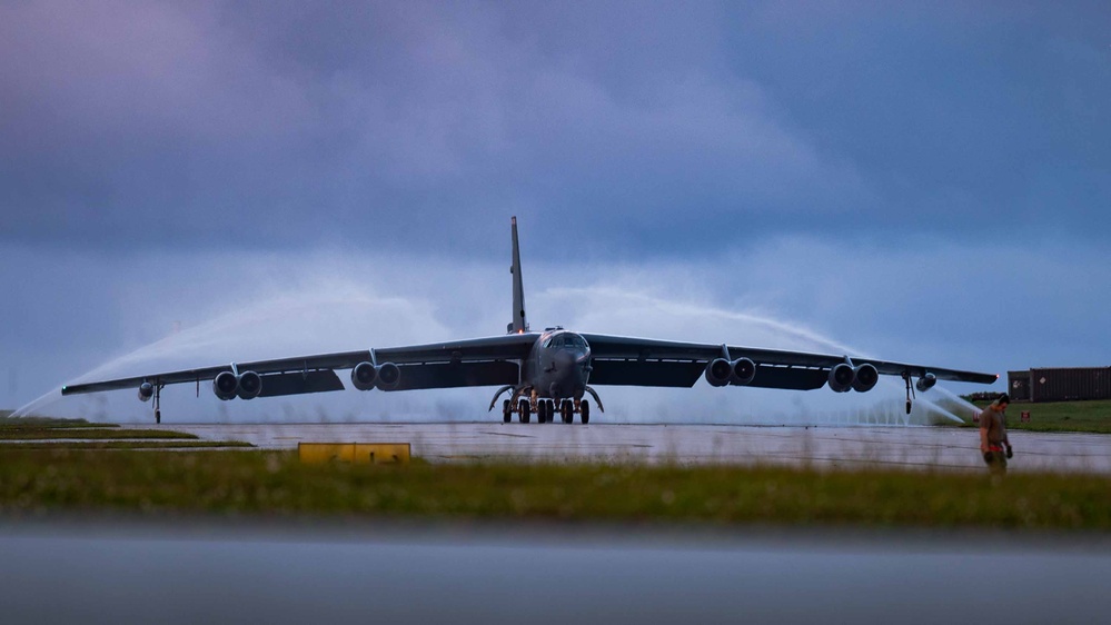 Additional B-52s from Barksdale arrive in Guam