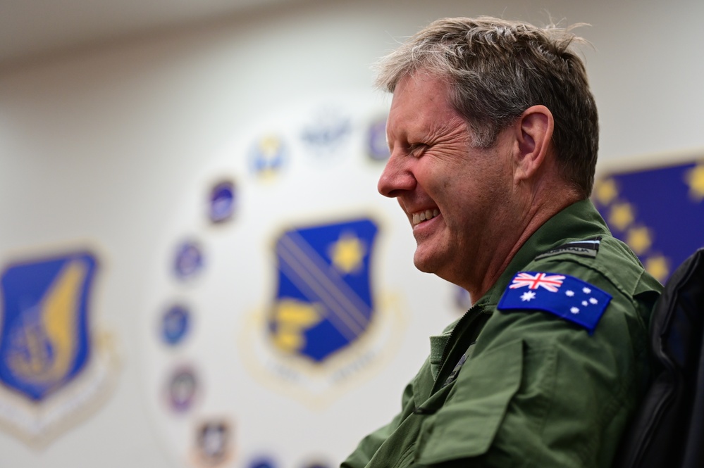 Royal Australian Air Force Air Vice-Marshal Carl Newman Visits JBER