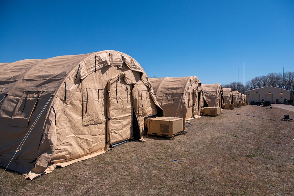 Exercise Lethal Pride, Life in McConnell's Tent City