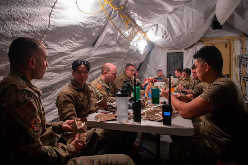 Exercise Lethal Pride, Life in McConnell's Tent City