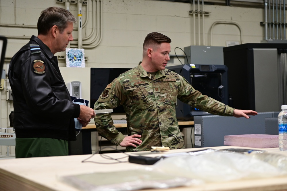 Royal Australian Air Force Air Vice-Marshal Carl Newman Visits JBER