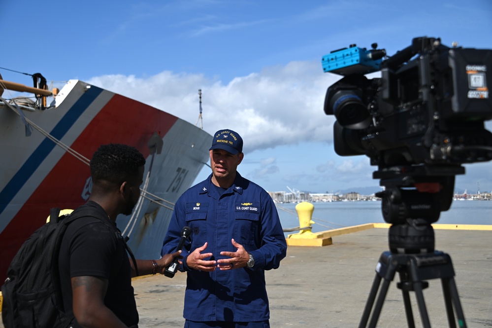 Coast Guard Cutter Waesche returns home following 90-day counternarcotics patrol