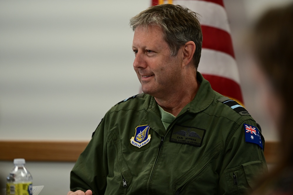 Royal Australian Air Force Air Vice-Marshal Carl Newman Visits JBER