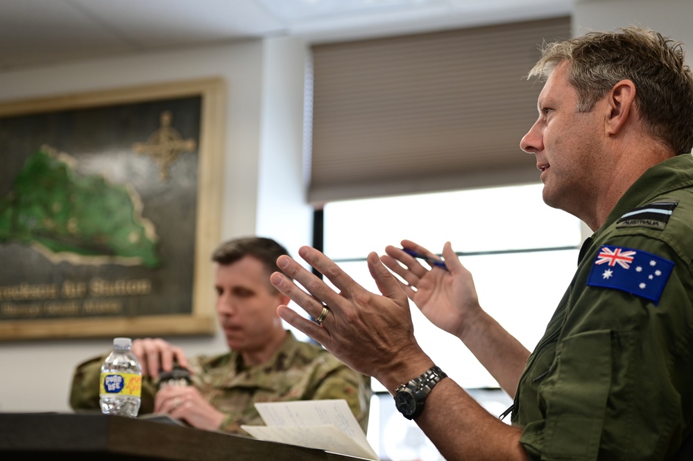 Royal Australian Air Force Air Vice-Marshal Carl Newman Visits JBER