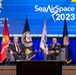 CNO Speaks Alongside SECNAV at 2023 Sea-Air-Space Exposition