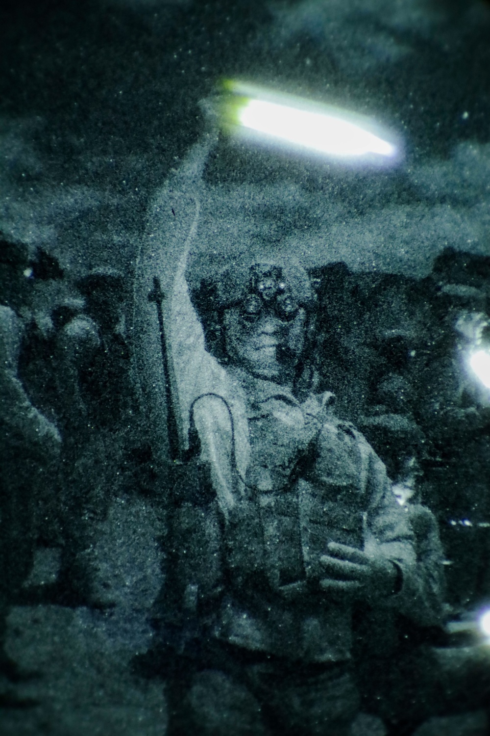 1st ANGLICO Conducts Simulated Lowlight Close Air Support