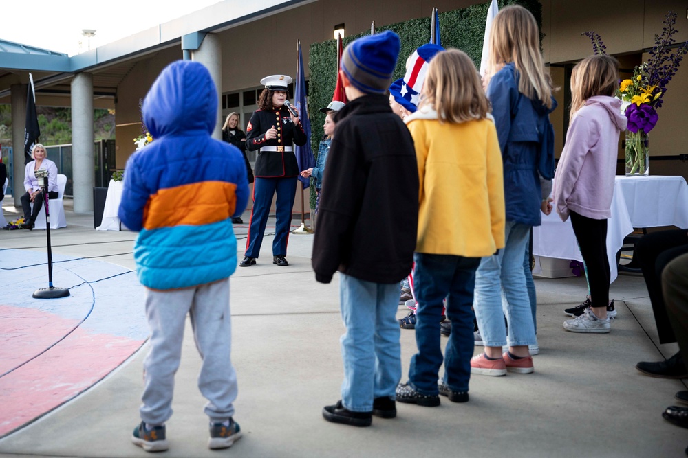 I MEF commanding general recognizes Bonsall Unified School District for earning Purple Star Award