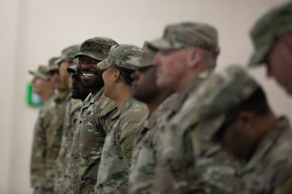 Soldiers from the 182nd Inf. Bn. return from Deplyoment
