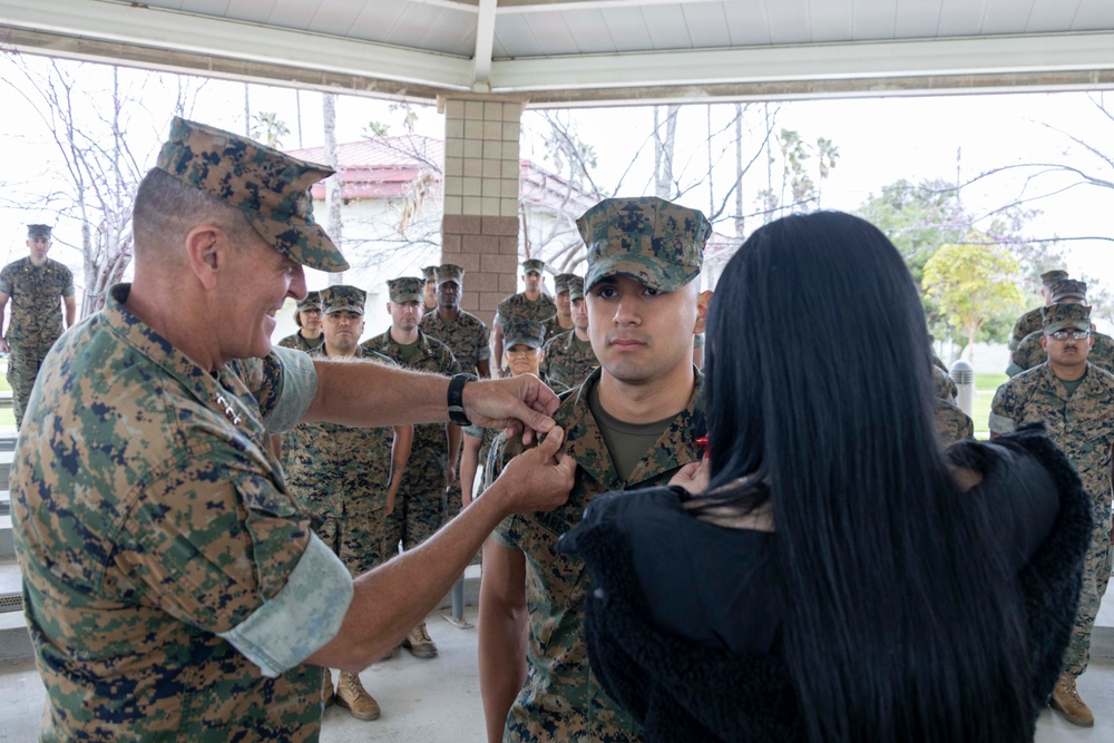 I MEF Marine earns meritorious promotion