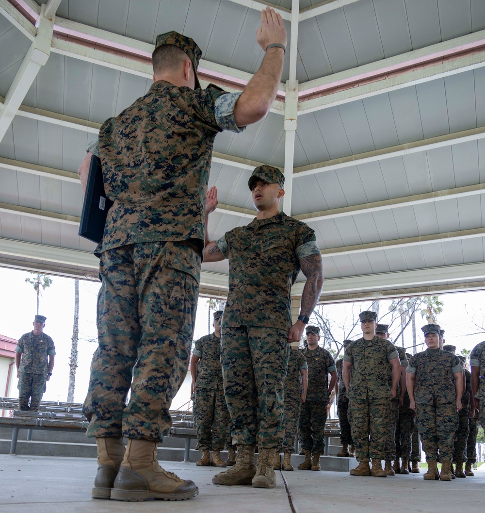 I MEF Marine earns meritorious promotion