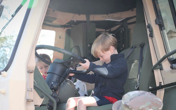 Teaching Kids How the Army Reserve Treats Boo-boos and Owies