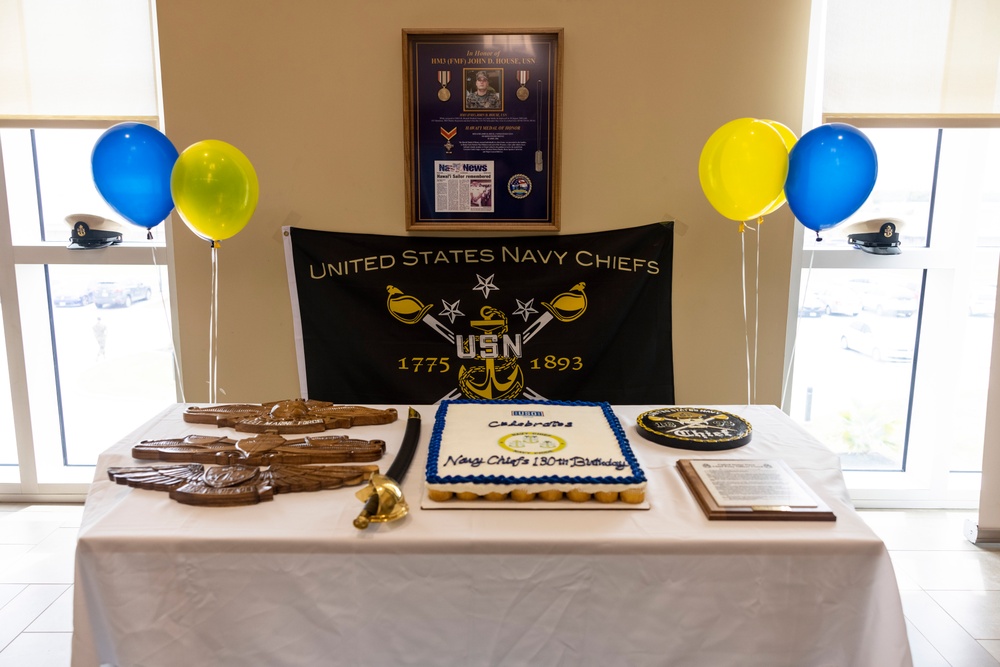 130th Navy Chief Petty Officer Birthday Cake Cutting Ceremony, MCBH
