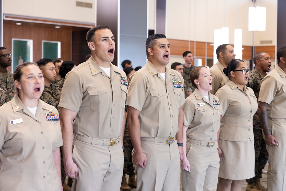 130th Navy Chief Petty Officer Birthday Cake Cutting Ceremony, MCBH