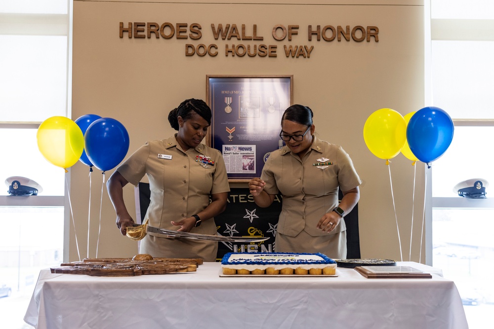 130th Navy Chief Petty Officer Birthday Cake Cutting Ceremony, MCBH