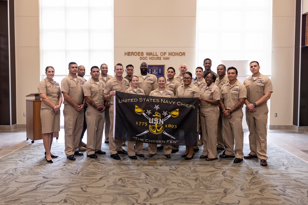 130th Navy Chief Petty Officer Birthday Cake Cutting Ceremony, MCBH