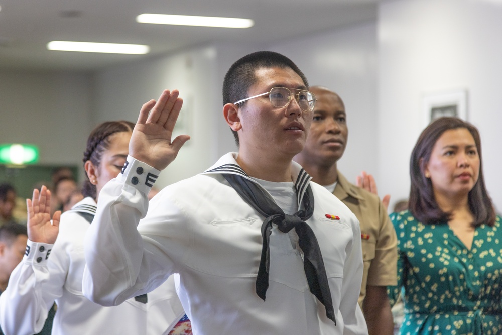 Celebrating MCAS Iwakuni’s newest American Citizens