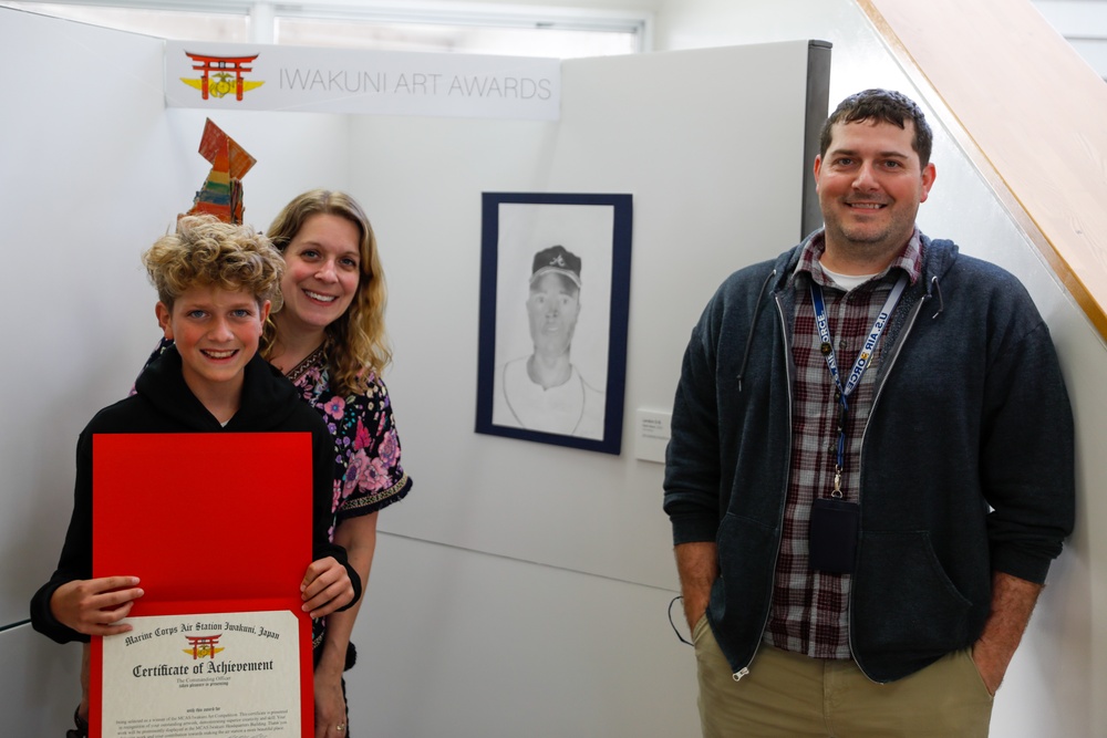 Natural talent: Marine Corps Air Station Iwakuni showcases monthly art award winners