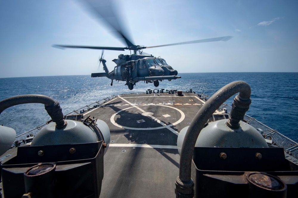 USS Paul Hamilton Helo Operations