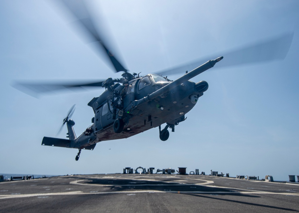 USS Paul Hamilton Helo Operations