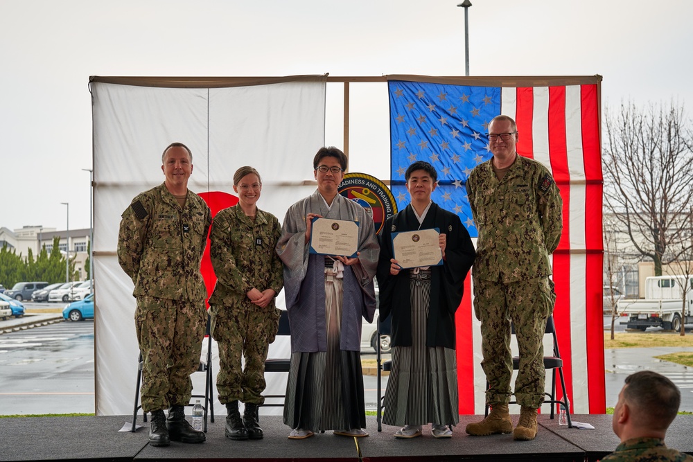 Medical doctors receive fellowship diploma at Marine Corps Air Station Iwakuni