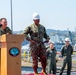 USS Ronald Reagan (CVN 76) holds an all-hands call for Chief of Naval Personnel visit