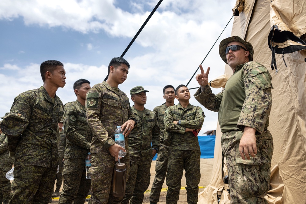 Philippine Army Cadets Tour Camp Agnew in Preparation For Balikatan 23