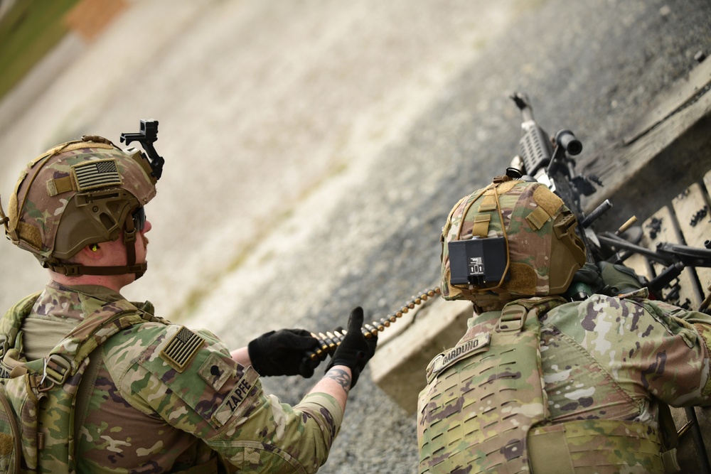 M240B range with 4th Squadron