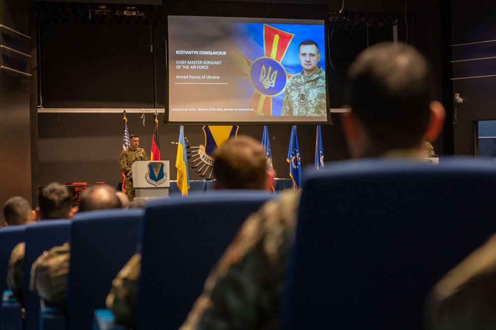 Ukrainian CMSAF hosts all-call for USAFE-AFAFRICA Forces