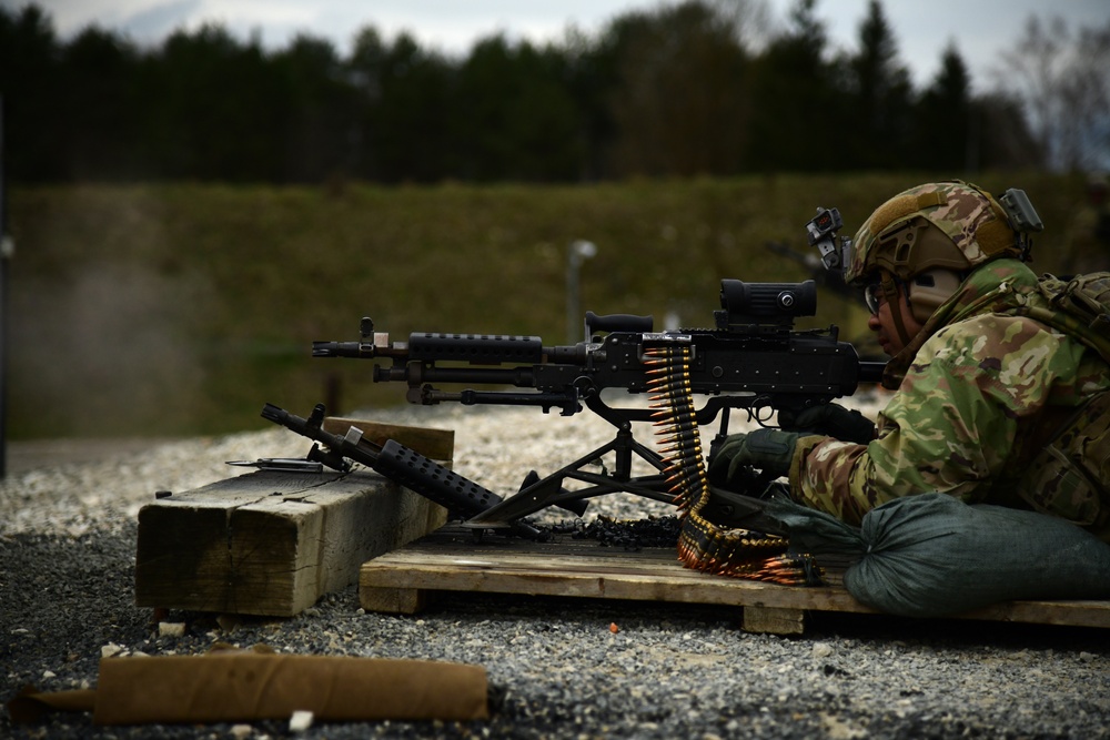 M240B range with 4th Squadron