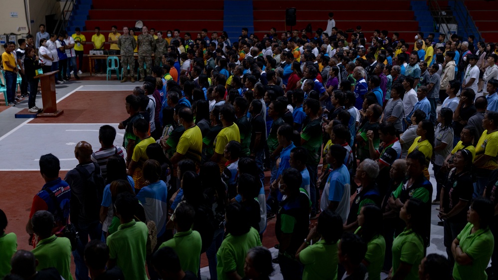 Balikatan 23 | U.S. Army Soldiers attend flag raising ceremony in Claveria
