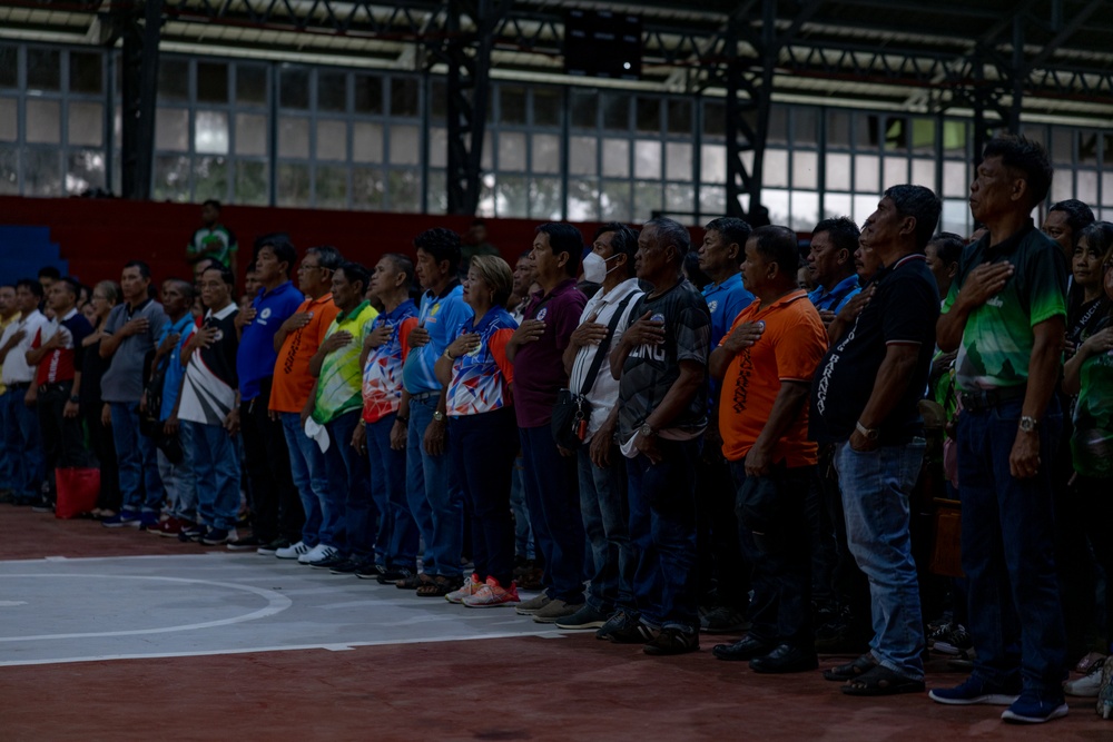 Balikatan 23 | U.S. Army Soldiers attend flag raising ceremony in Claveria