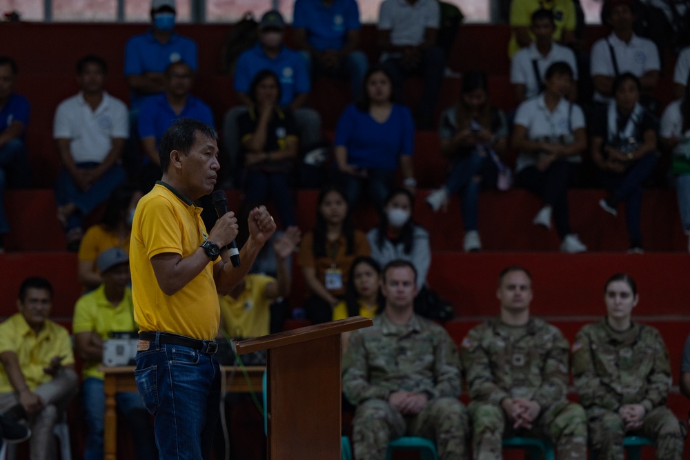 Balikatan 23 | U.S. Army Soldiers attend flag raising ceremony in Claveria
