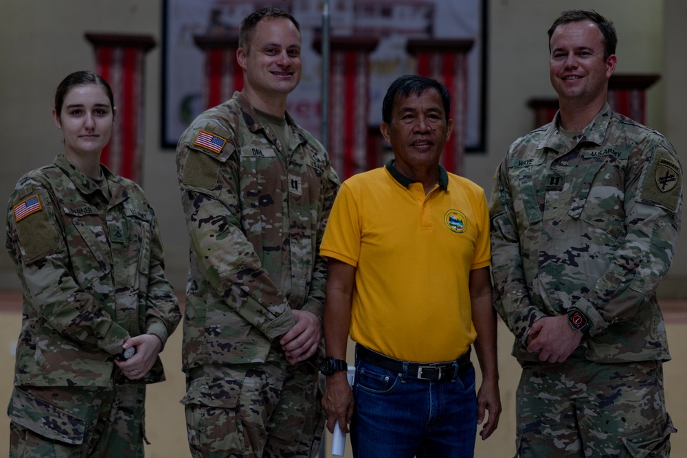 Balikatan 23 | U.S. Army Soldiers attend flag raising ceremony in Claveria
