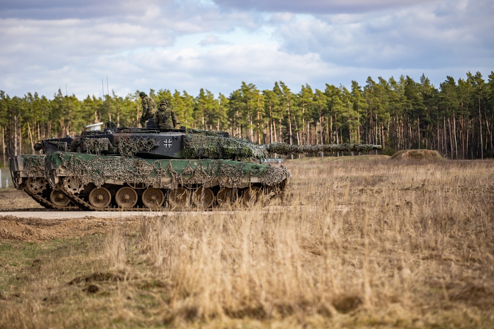 1-9 Headhunters and German Combined Arms Tank Live Fire Exercise