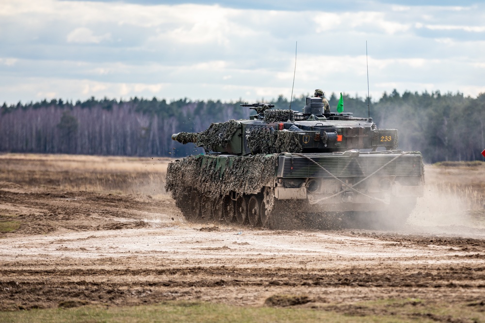 1-9 Headhunters and German Combined Arms Tank Live Fire Exercise