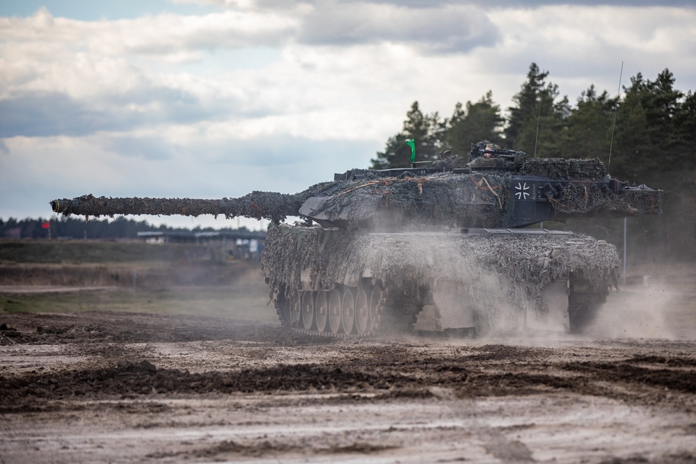 1-9 Headhunters and German Combined Arms Tank Live Fire Exercise