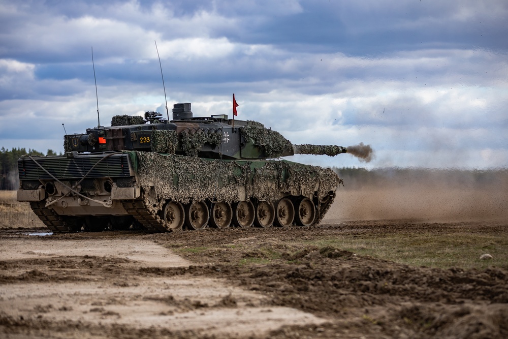 1-9 Headhunters and German Combined Arms Tank Live Fire Exercise