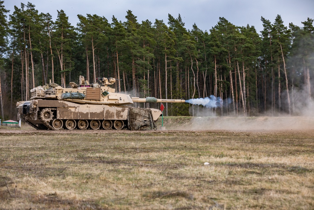 1-9 Headhunters and German Combined Arms Tank Live Fire Exercise