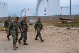 Rear Adm. Collins Tours NAVSTA Rota Fuel Facilities